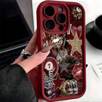 ROUGE ICON Phone Case showing precise cutouts for buttons and camera