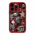 ROUGE ICON Phone Case front view showcasing bold red design
